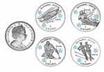 Wyspa Man 4 x  1 crown Olimpiada w Sochi 2014