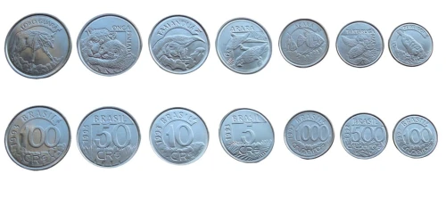 Zestaw menniczy Brazylia Zwierzęta x 7 1993
