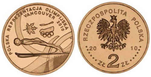 2 zł Polska Reprezentacja Olimpijska Vancouver 2010