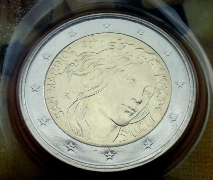2 euro San Marino Sandro Botticelli 2010