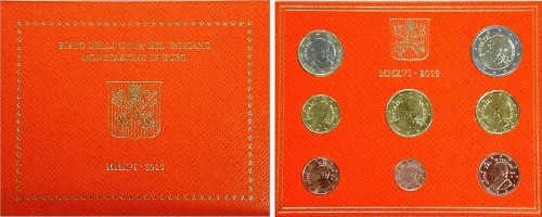 KMS WATYKAN zestaw menniczy x 8 Franciszek I 2016