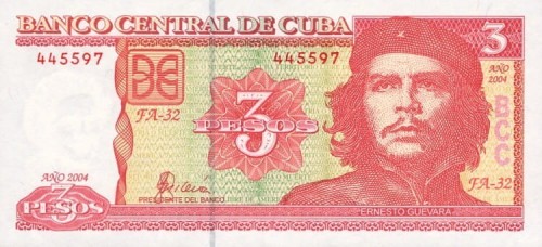Kuba 3 Peso Che Guevara 2004 P-127a