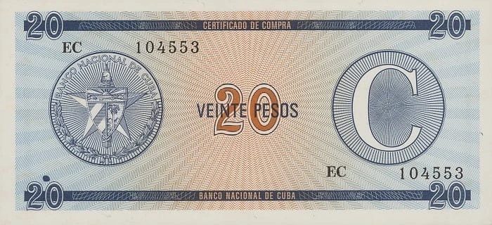 Kuba 20 Peso P-FX23