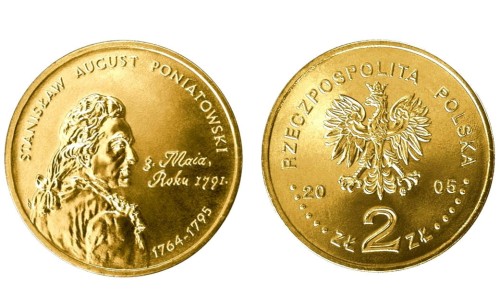 2 zł Stanisław August Poniatowski 2005