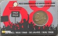 2 euro Belgia Rewolucja studentów 1968 2018