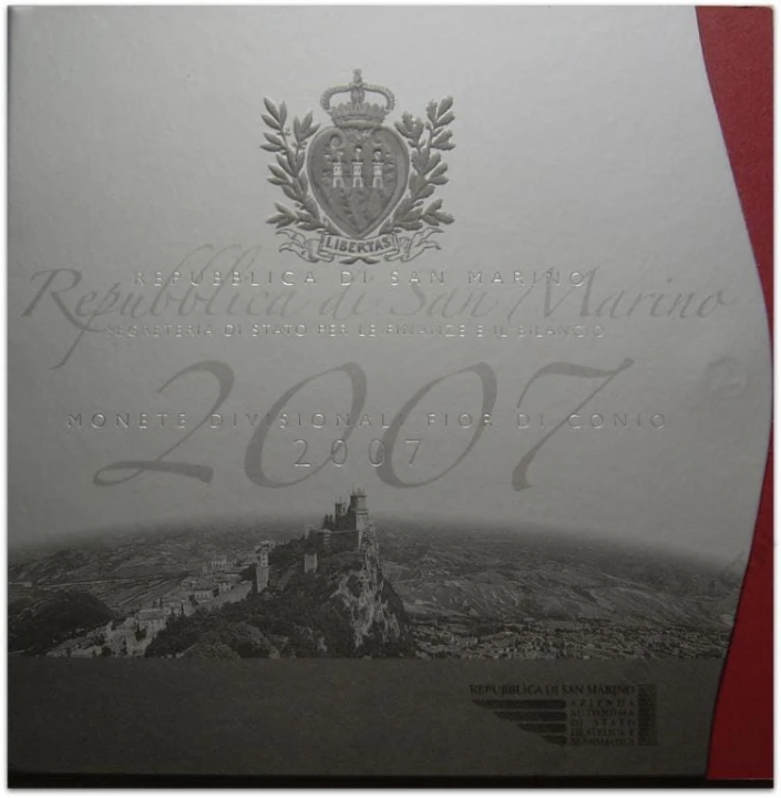KMS SAN MARINO zestaw menniczy x9 2007