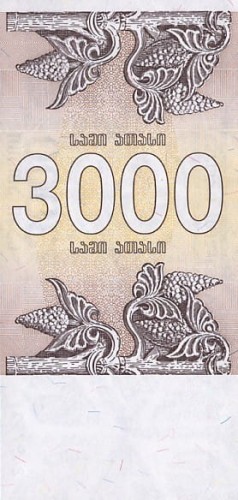 Gruzja 3000 lari Winogrona 1993 P-45