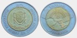 UKRAINA 5 uah Przyłączenie Krymu do Ukrainy 2004 bimetal