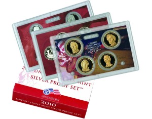 USA Proof set Ag x 14 monet 2010