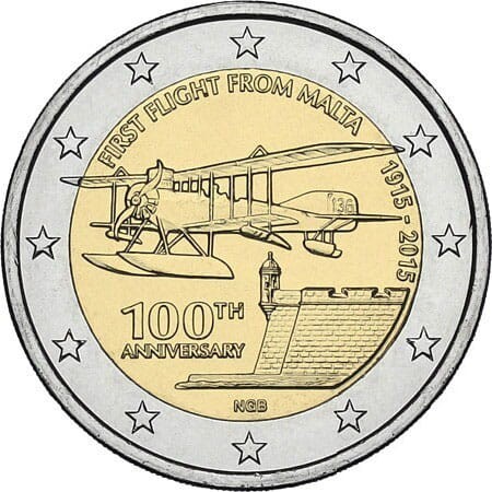 2 € Malta Pierwszy lot 2015