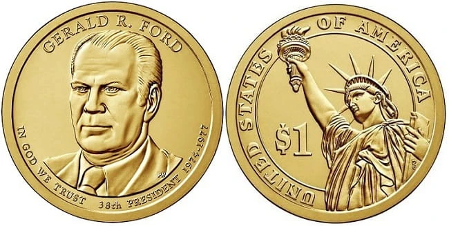 USA 1 $ Gerald R. Ford  2016 nr 38