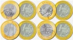 Zestaw menniczy Brazylia x 4 Olimpiada Rio 2016 II