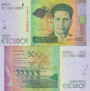 Cabo Verde 500 Escudos Jorge Barbosa 2014 P-72