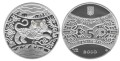 UKRAINA 5 UAH Rok Tygrysa + kamienie cytryny 2010