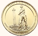 USA 25 c Park narodowy Perry's Victory 2013 nr 17 24K Au