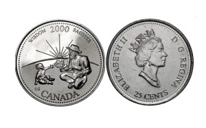 Kanada 25 c Wisdom 2000