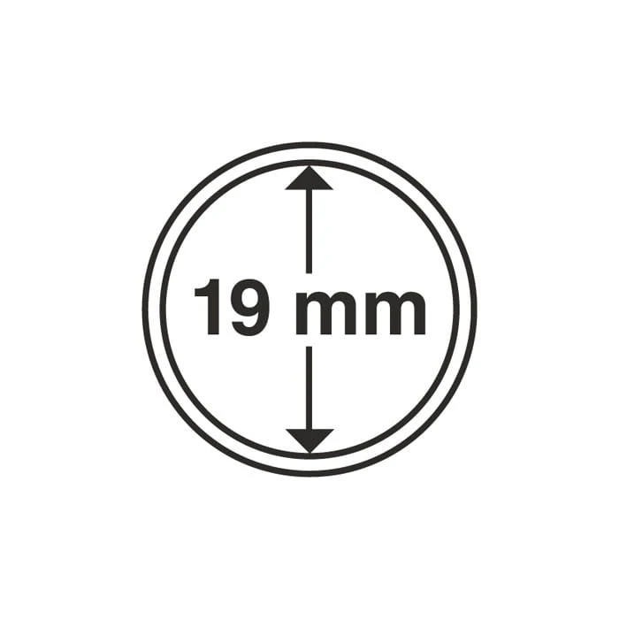 Kapsel 19 mm idealny na 2 eurocenty
