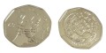 UKRAINA 2 UAH Mały zodiak - Raczek 2014