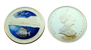 Wyspa Św. Heleny 25p życie morskie - Flądra 2013