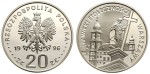20 zł IV wieki stołeczności Warszawy 1996