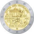 2 euro Watykan Mur Berliński 2014