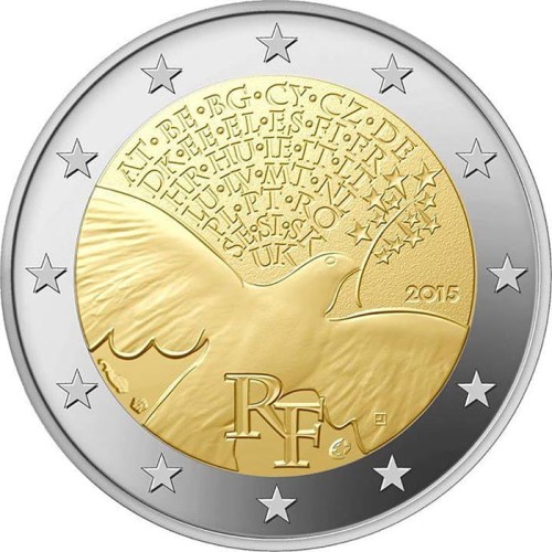 2 € Francja Pokój w Europie 2015