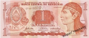 Honduras 1 lempira 2010