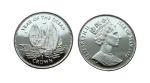 Wyspa Man 1 crown Rok oceanu - żaglówki 1998