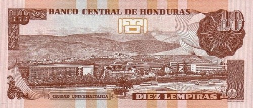 Honduras 10 lempira Cabanas 2010 P-86e