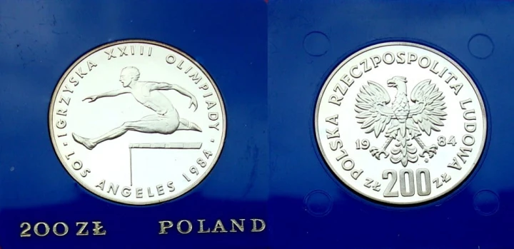 200 zł Igrzyska XXIII olimpiady Los Angeles 1984