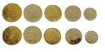 Zestaw menniczy Namibia x 5
