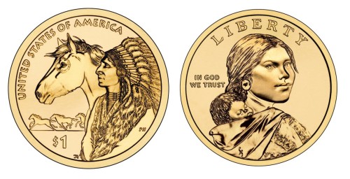 USA 1 $ Rdzenni Amerykanie Szlaki handlowe XVII w. 2012