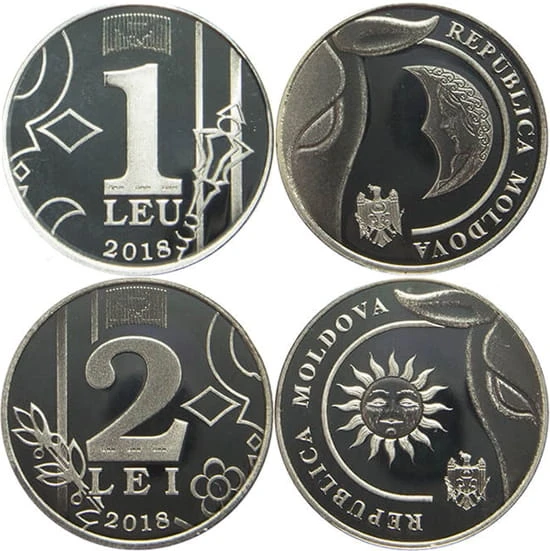 Zestaw menniczy Mołdawia x 2 2018