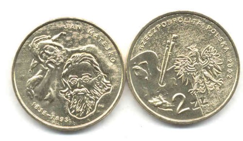 2 zł Jan Matejko 2002