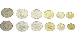 Zestaw menniczy HongKong x 6 1993+