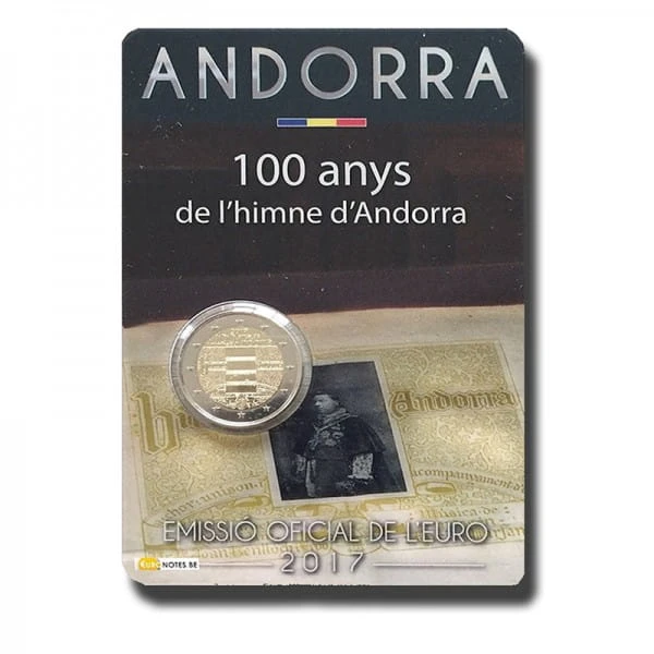 2 euro Andora Hymn 2017