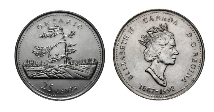 Kanada 25 c Ontario 1992