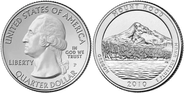 USA 25 c Park Narodowy Mount Hood  nr 5  2010