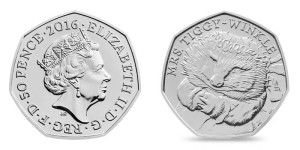 Wielka Brytania 50 pensów Tiggy Winkle 2016