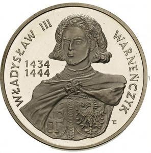 200000 zł Władysław III Warneńczyk półpostać 1992