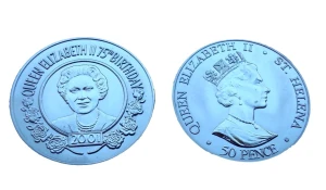 Wyspy Św. Heleny 50 p 75 urodziny Elżbiety II 2001