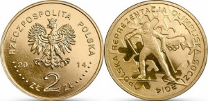 2 zł Polska Reprezentacja Olimpijska Soczi 2014