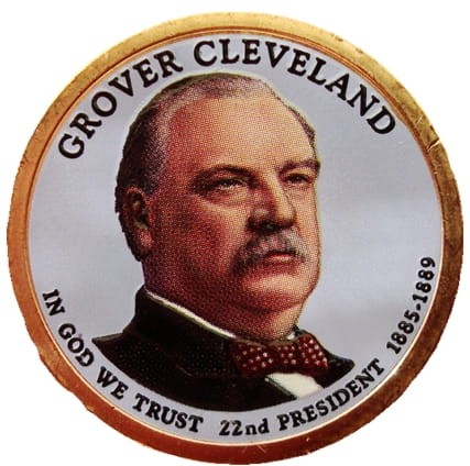 USA 1 $ Grover Cleveland 2012 nr 22 kolor x 1