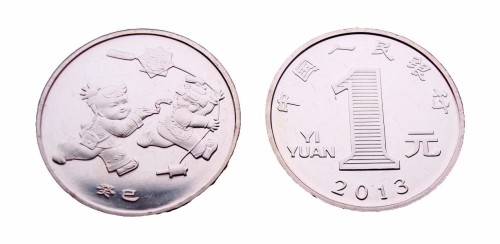 Chiny 1 Yuan Rok Węża 2013