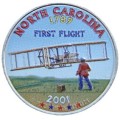 USA 25 c North Carolina 2001 KOLOR
