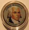 USA 1 $ James Madison 2007 nr 4 KOLOR x2