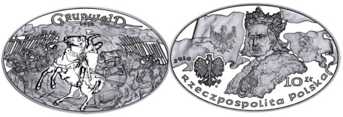 10 zł Wielkie Bitwy - Grunwald 2010