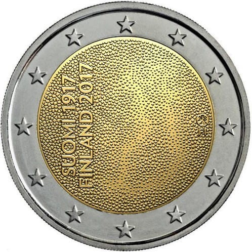2 euro Finlandia 100 lat niepodległości 2017.jpg