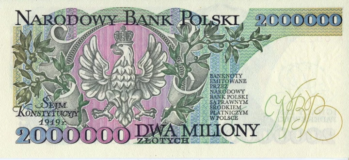 III RP 2000000 zł Ignacy Paderewski 1992 P-158a A