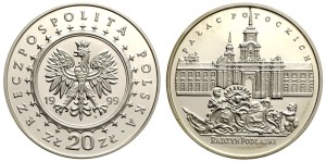 20 zł Pałac Potockich w Radzyniu Podlaskim 1999